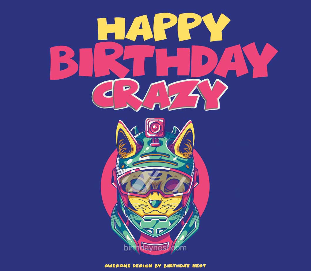 Happy Birthday Crazy Cat Meme