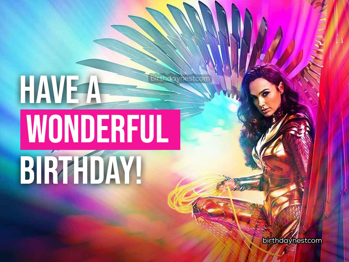 Wonder Woman birthday meme