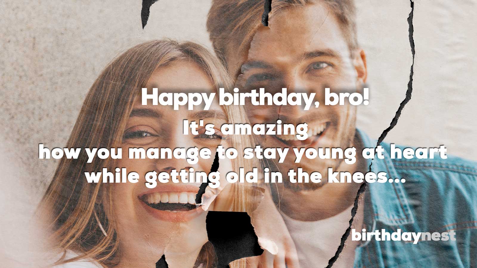 Birthday wishes from sister to brother